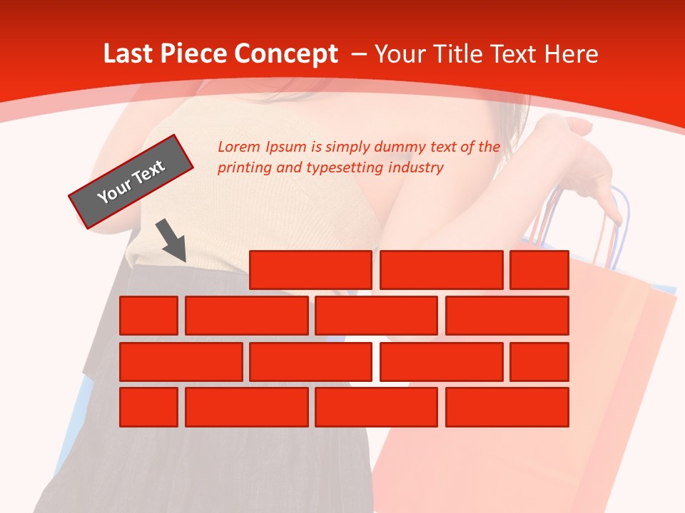 Nice Lady Gifts PowerPoint Template