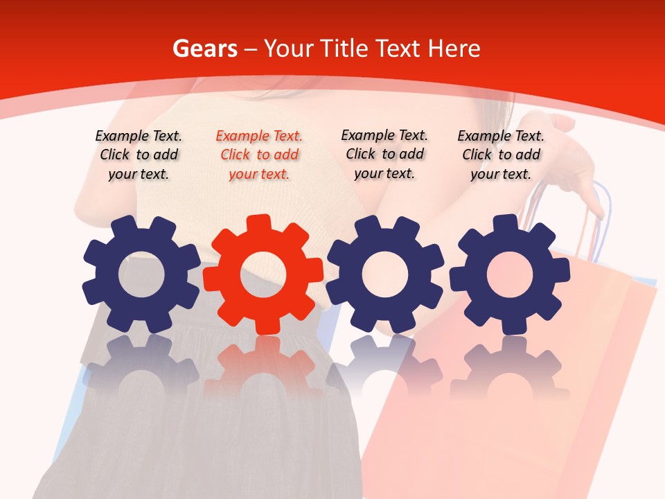 Nice Lady Gifts PowerPoint Template