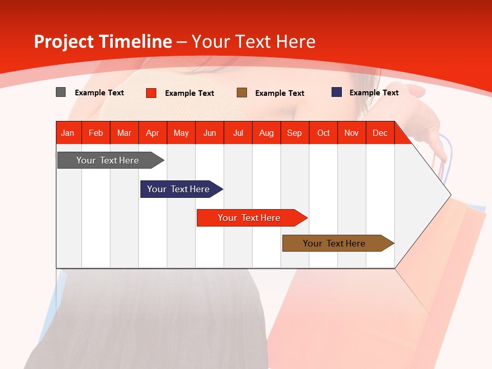 Nice Lady Gifts PowerPoint Template
