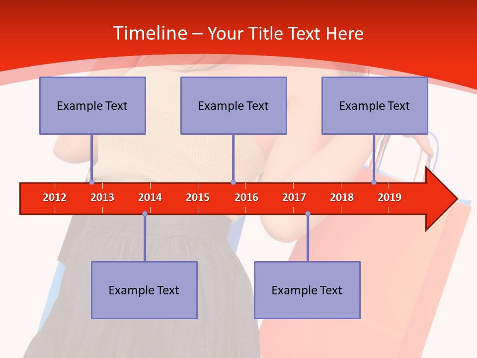 Nice Lady Gifts PowerPoint Template