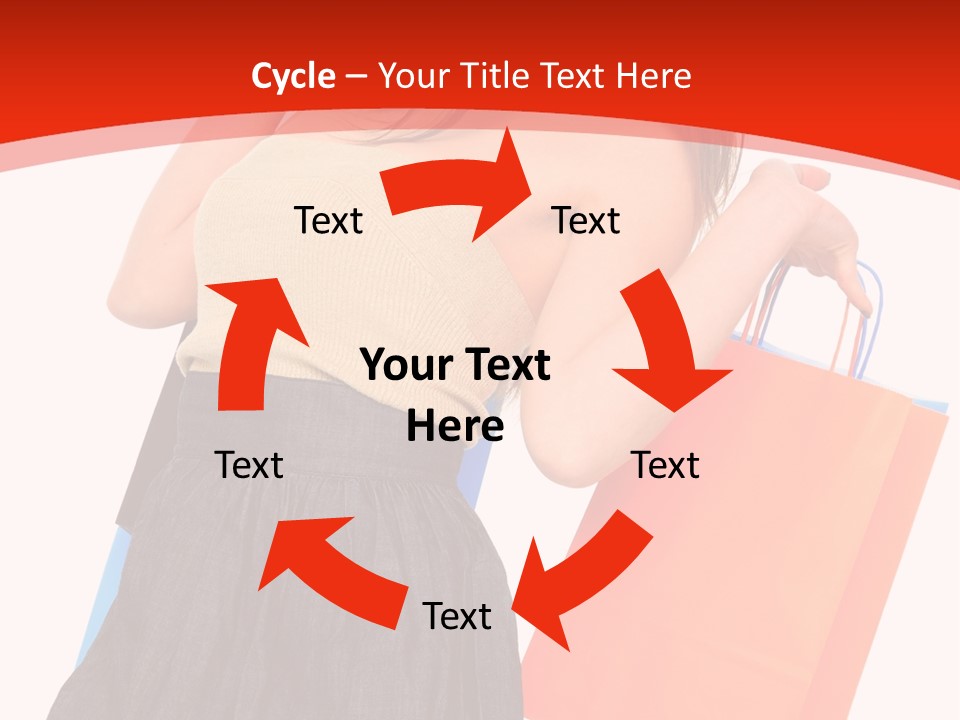 Nice Lady Gifts PowerPoint Template