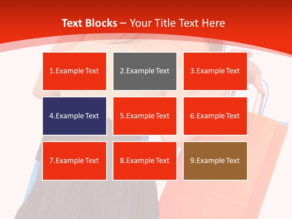 Nice Lady Gifts PowerPoint Template