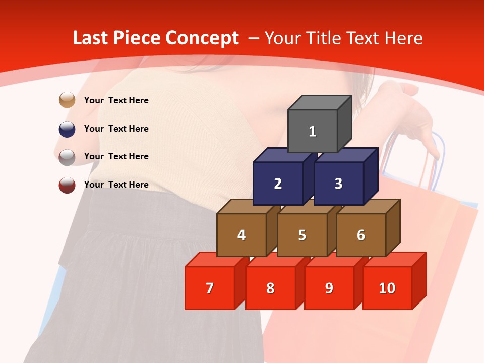 Nice Lady Gifts PowerPoint Template