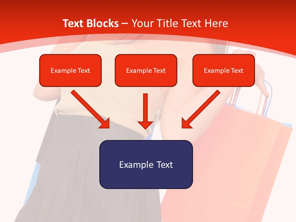 Nice Lady Gifts PowerPoint Template