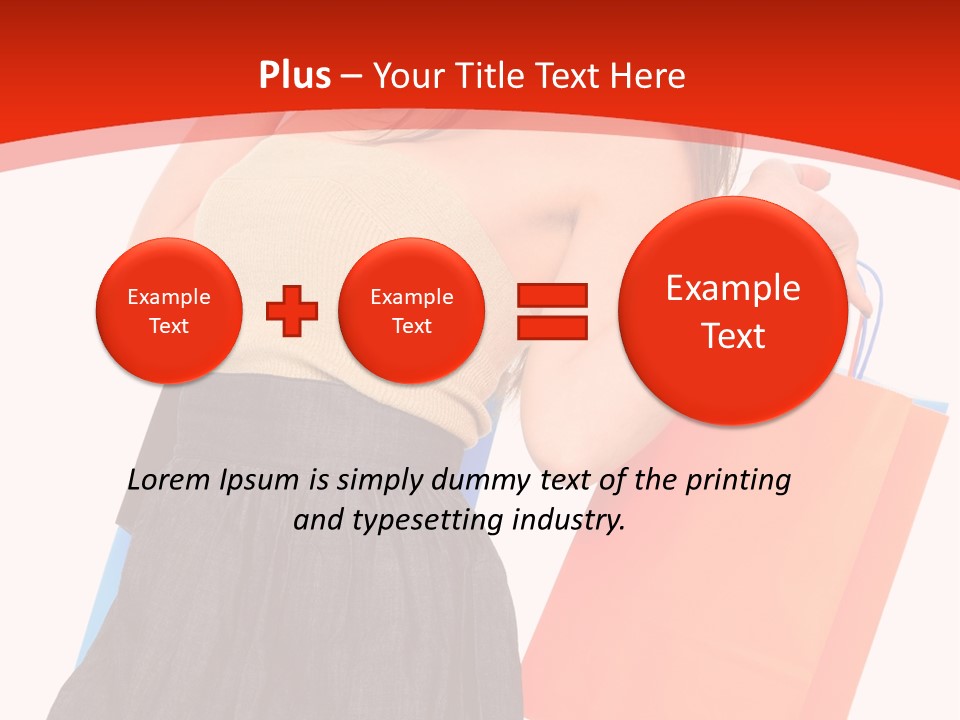 Nice Lady Gifts PowerPoint Template