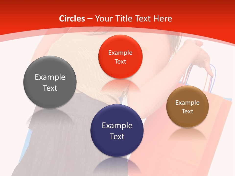 Nice Lady Gifts PowerPoint Template