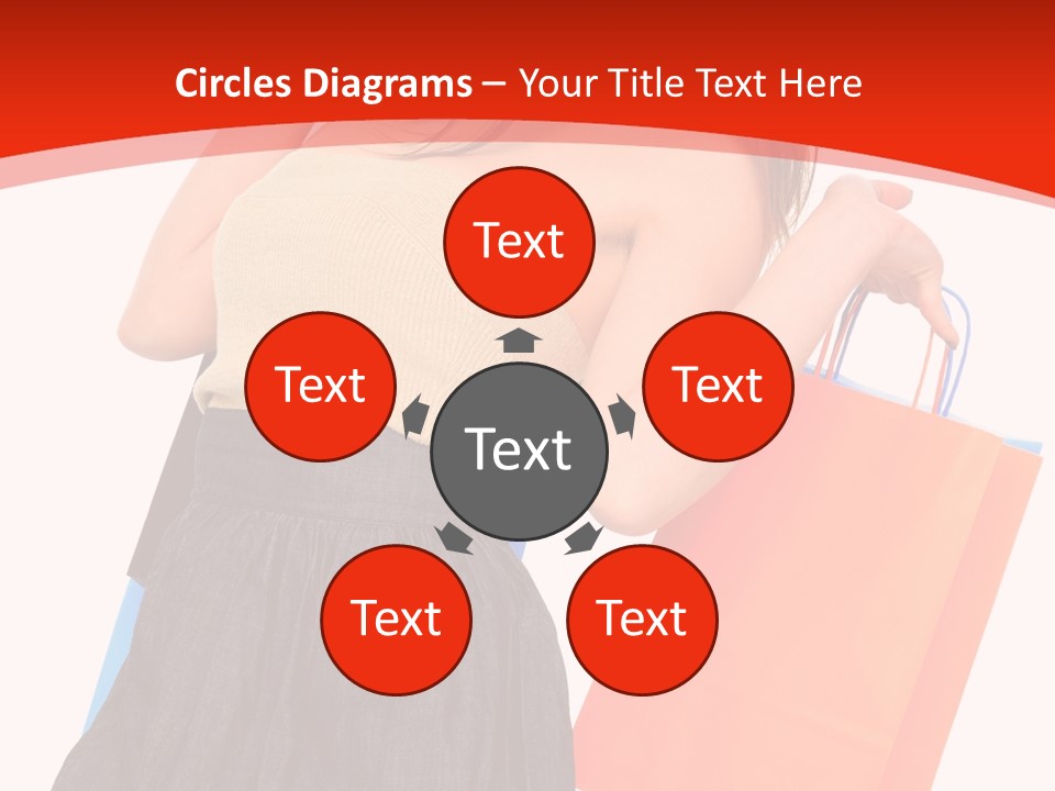 Nice Lady Gifts PowerPoint Template