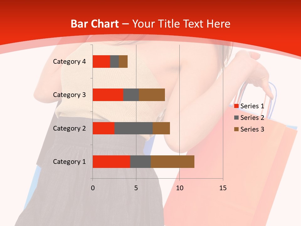 Nice Lady Gifts PowerPoint Template