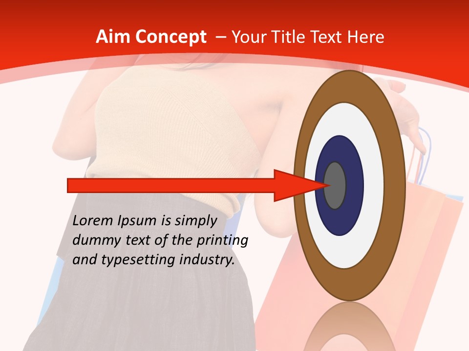 Nice Lady Gifts PowerPoint Template