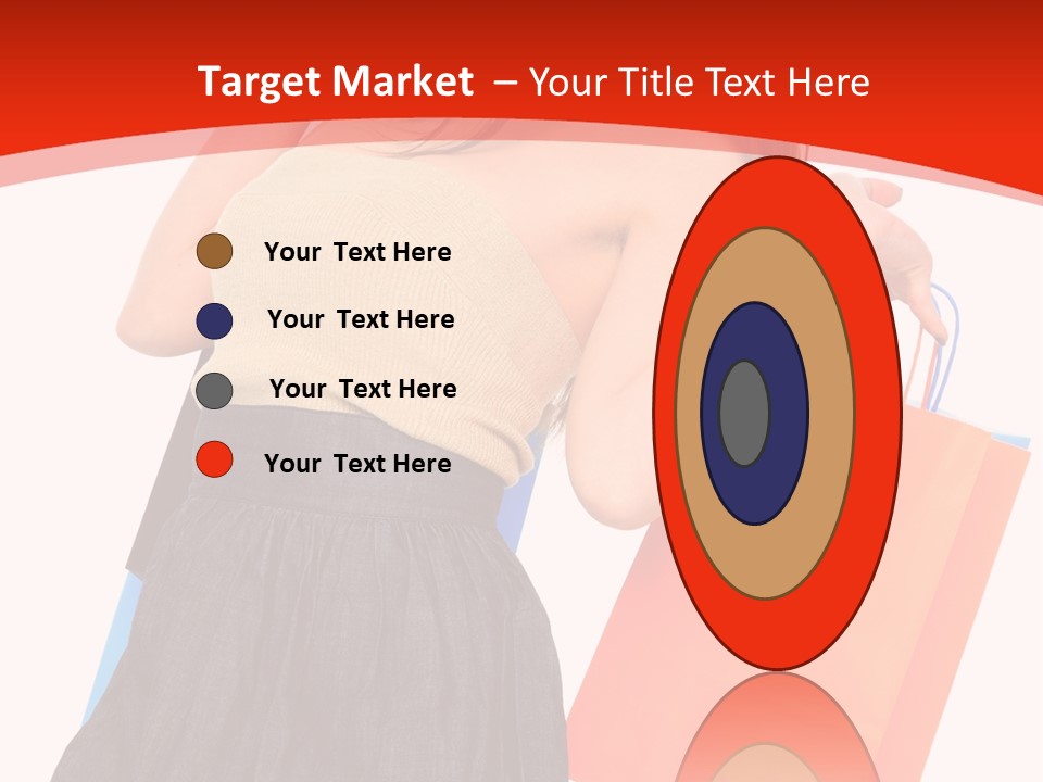 Nice Lady Gifts PowerPoint Template