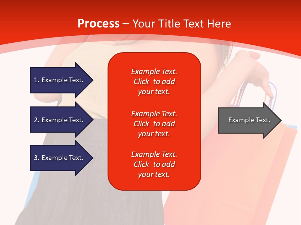Nice Lady Gifts PowerPoint Template