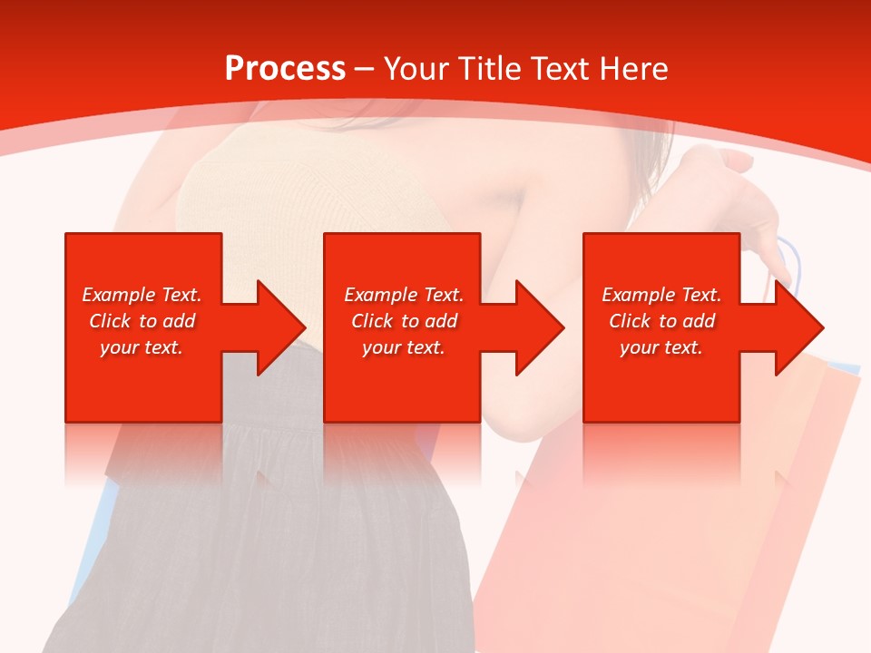 Nice Lady Gifts PowerPoint Template