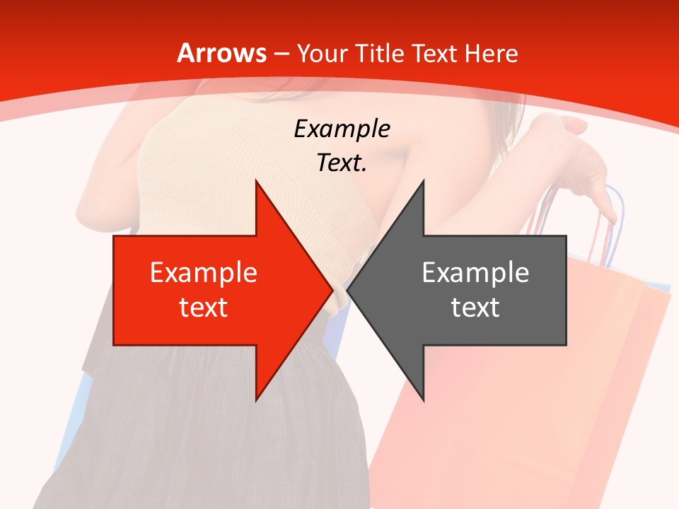 Nice Lady Gifts PowerPoint Template