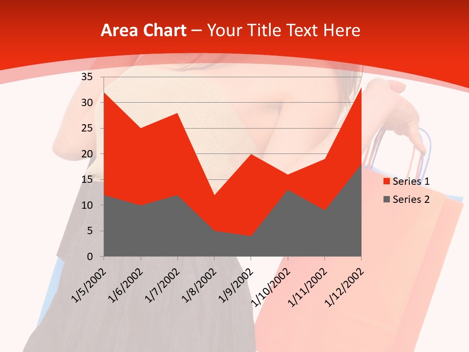 Nice Lady Gifts PowerPoint Template