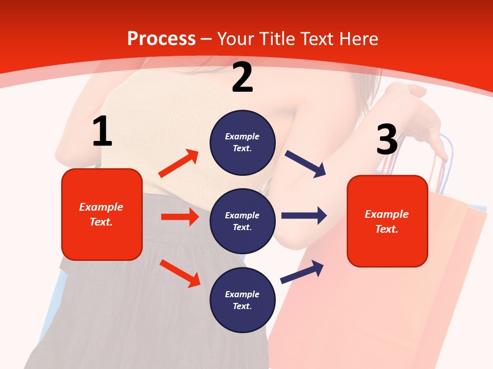 Nice Lady Gifts PowerPoint Template