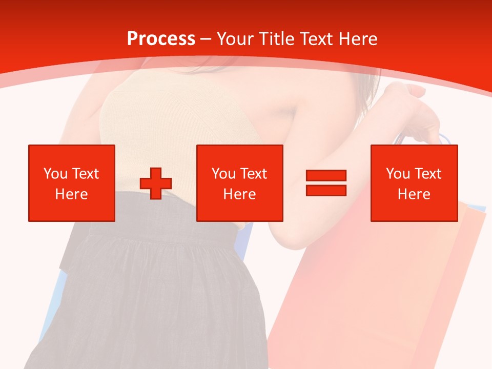 Nice Lady Gifts PowerPoint Template