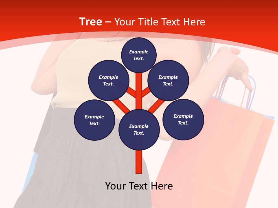 Nice Lady Gifts PowerPoint Template