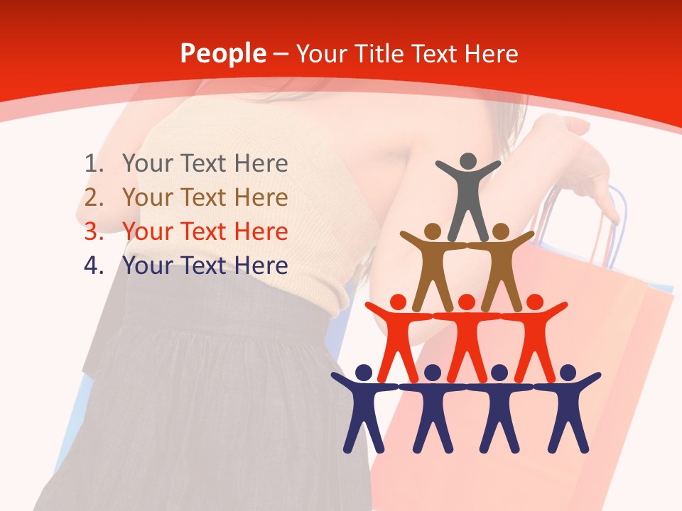 Nice Lady Gifts PowerPoint Template