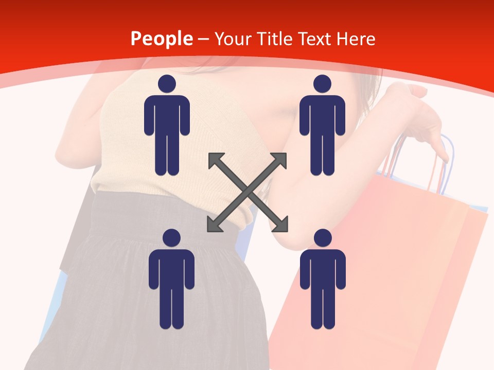 Nice Lady Gifts PowerPoint Template