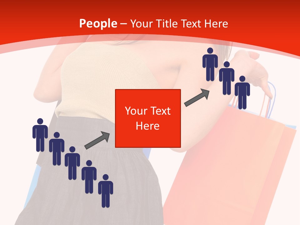 Nice Lady Gifts PowerPoint Template