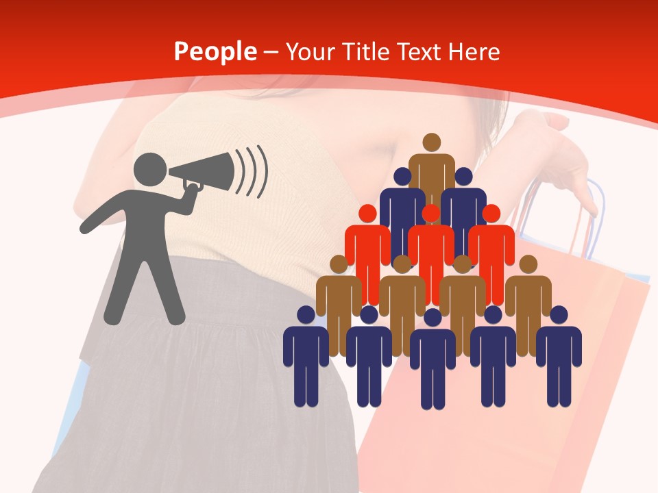 Nice Lady Gifts PowerPoint Template