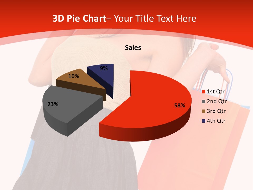 Nice Lady Gifts PowerPoint Template