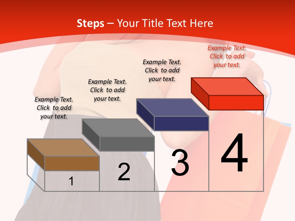 Nice Lady Gifts PowerPoint Template