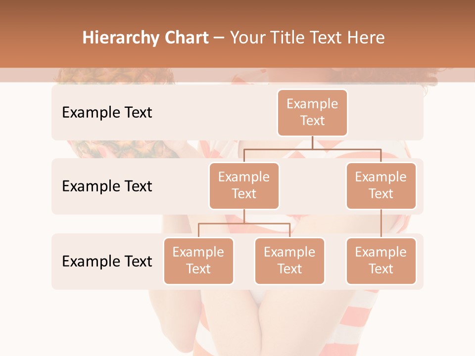 Calories Redhead Background PowerPoint Template
