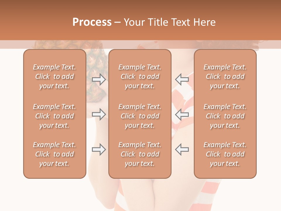 Calories Redhead Background PowerPoint Template
