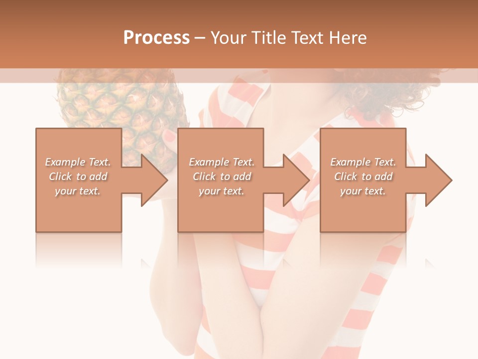 Calories Redhead Background PowerPoint Template