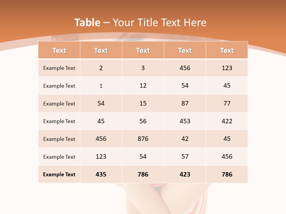 Beauty Background Lovely PowerPoint Template