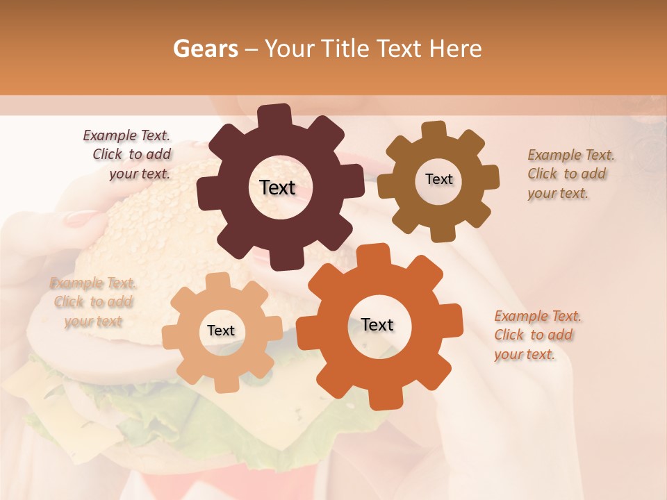 Snack Bite Appetizing PowerPoint Template