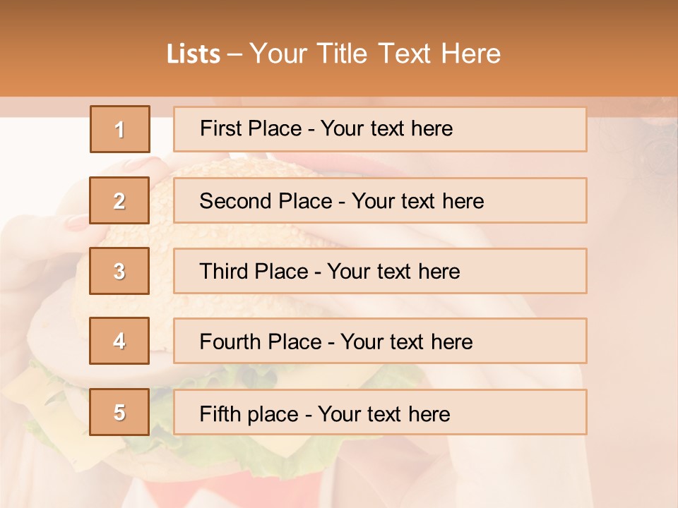 Snack Bite Appetizing PowerPoint Template