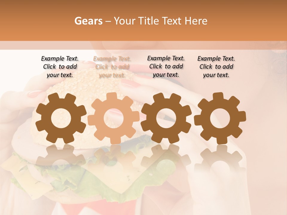 Snack Bite Appetizing PowerPoint Template