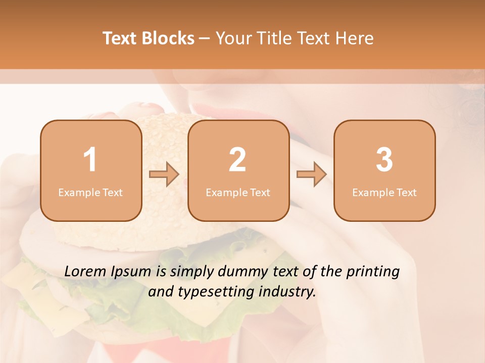 Snack Bite Appetizing PowerPoint Template