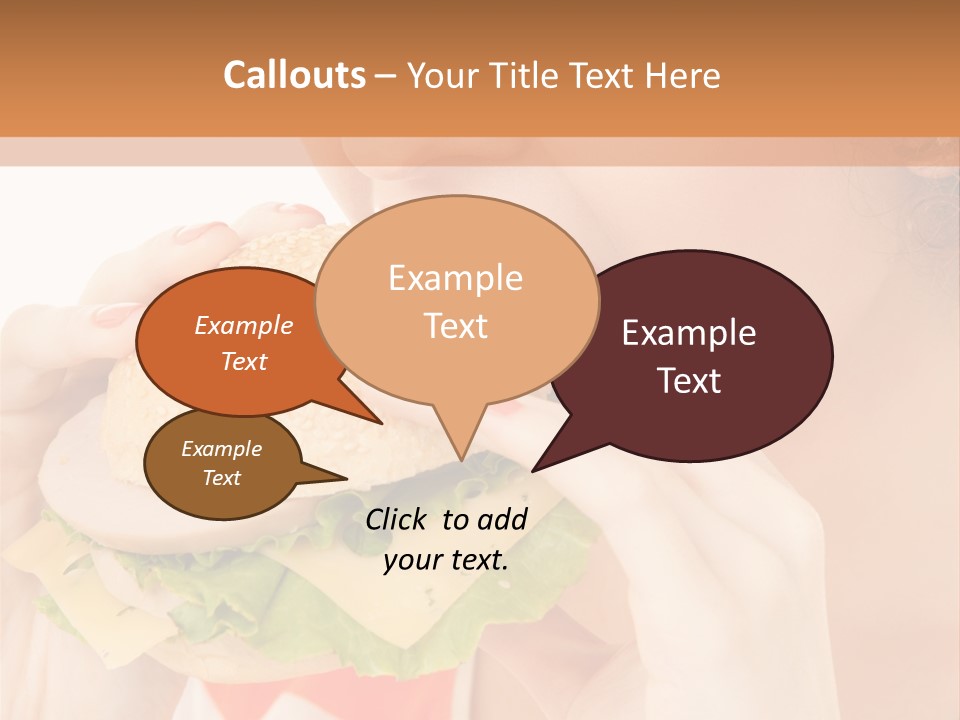 Snack Bite Appetizing PowerPoint Template