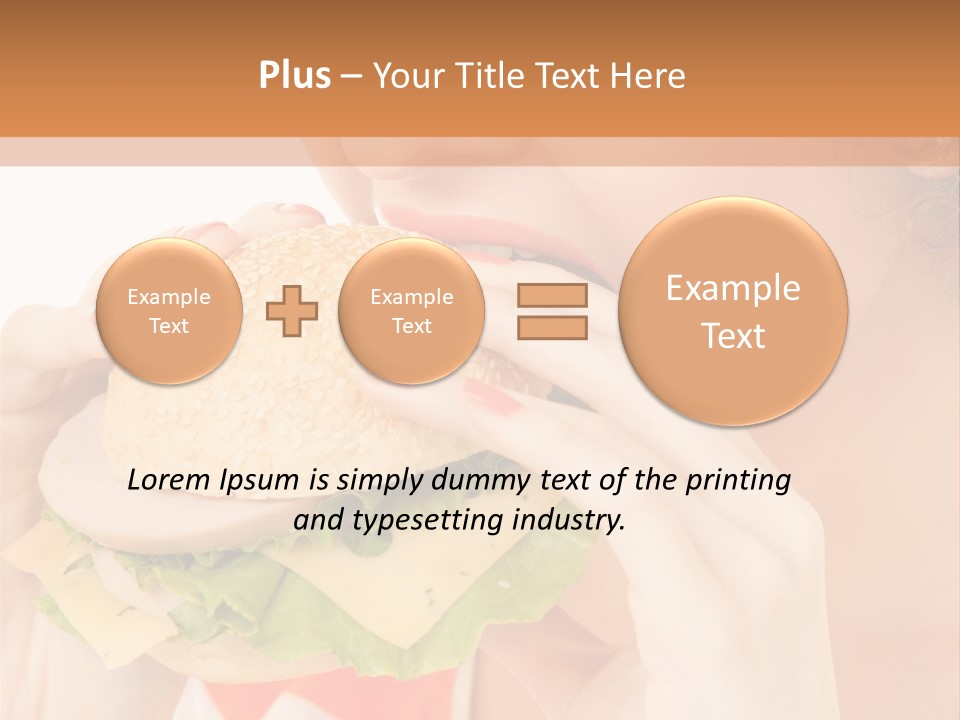 Snack Bite Appetizing PowerPoint Template