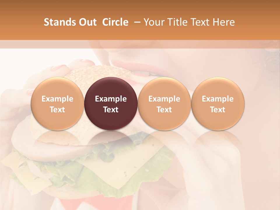 Snack Bite Appetizing PowerPoint Template