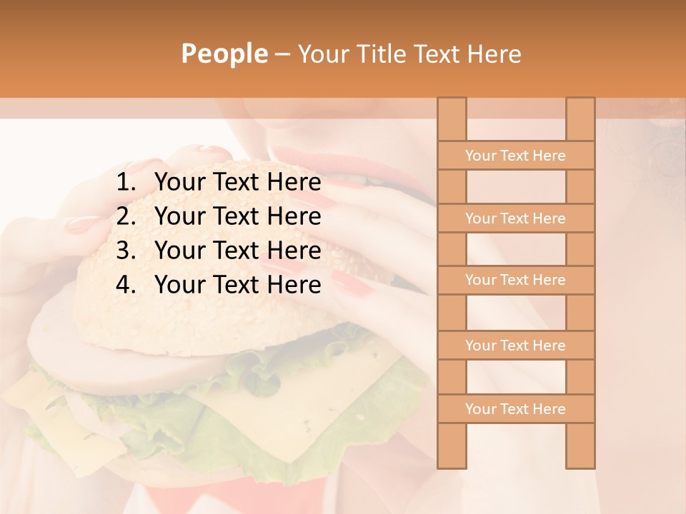 Snack Bite Appetizing PowerPoint Template