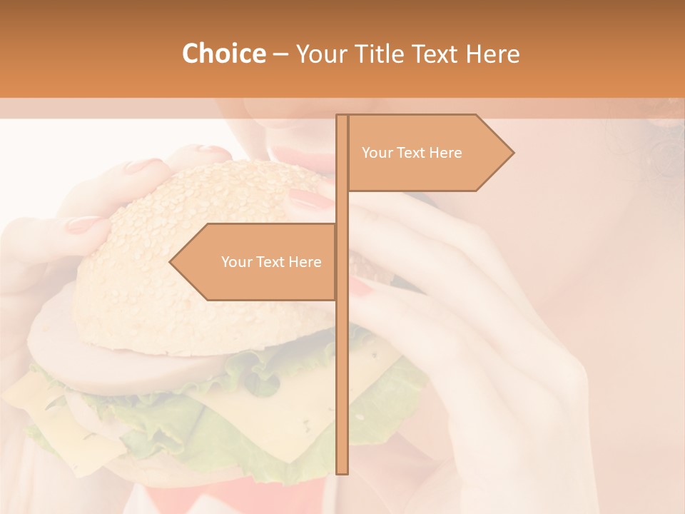 Snack Bite Appetizing PowerPoint Template
