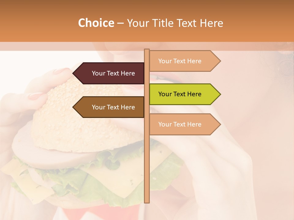 Snack Bite Appetizing PowerPoint Template