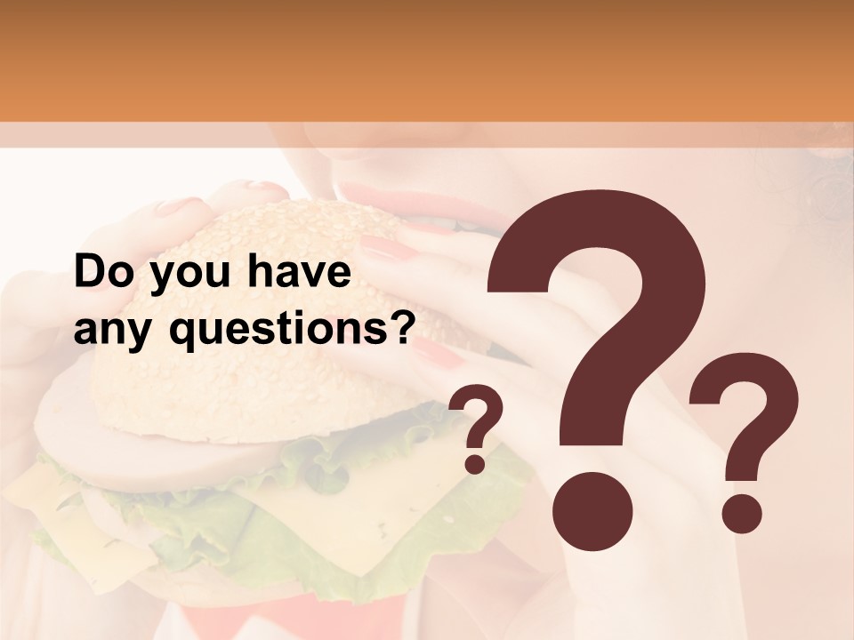 Snack Bite Appetizing PowerPoint Template