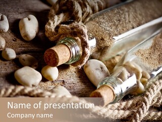 Shell Still Texture PowerPoint Template