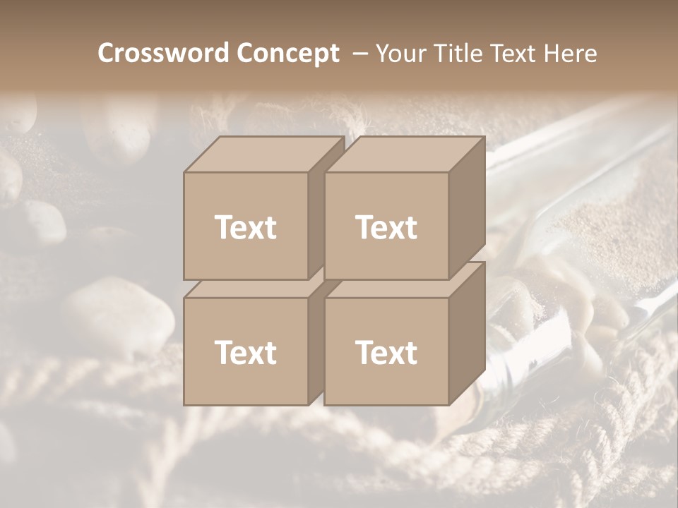 Shell Still Texture PowerPoint Template