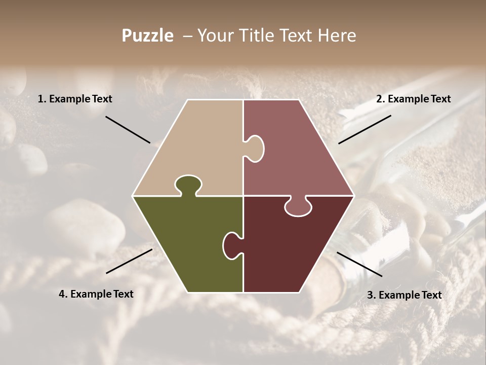 Shell Still Texture PowerPoint Template