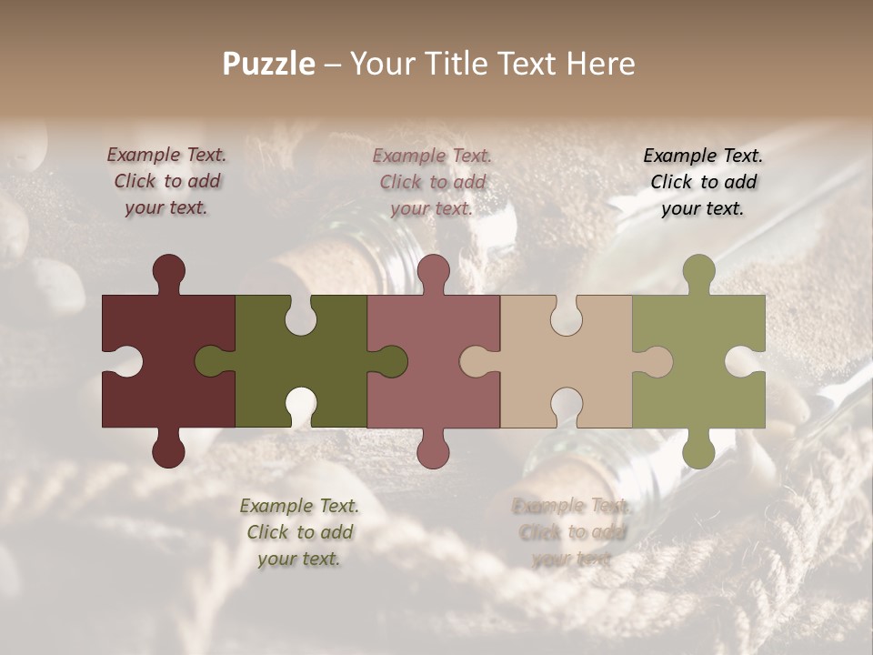 Shell Still Texture PowerPoint Template