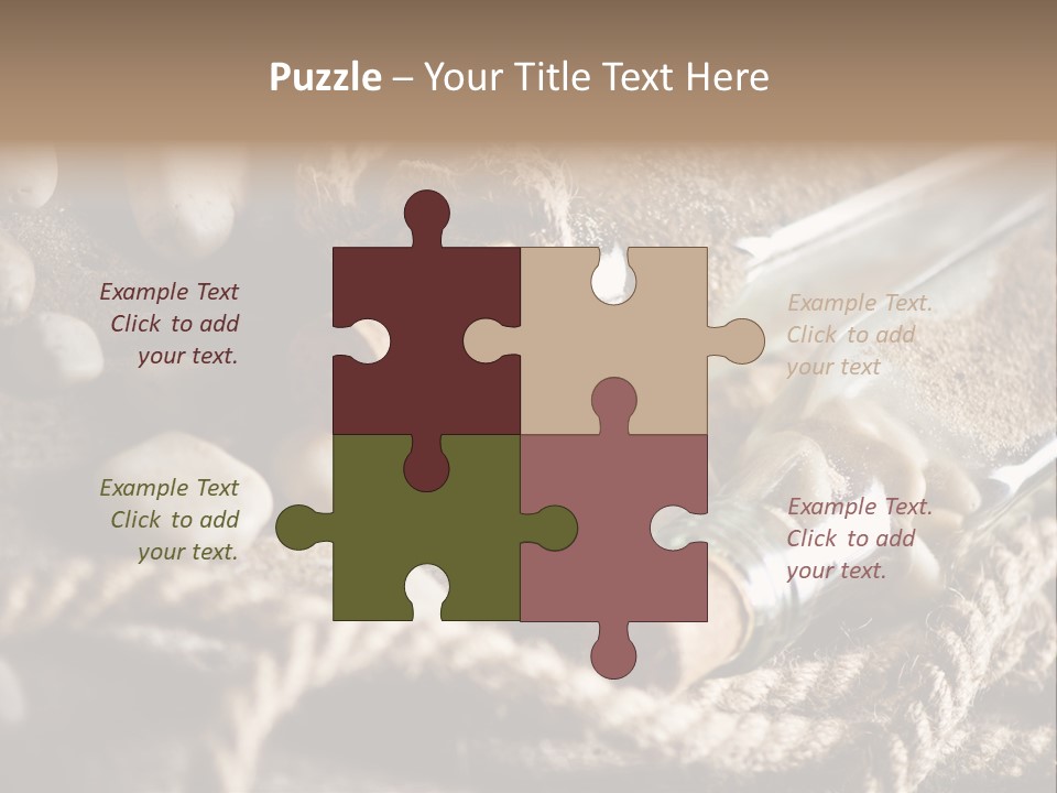 Shell Still Texture PowerPoint Template