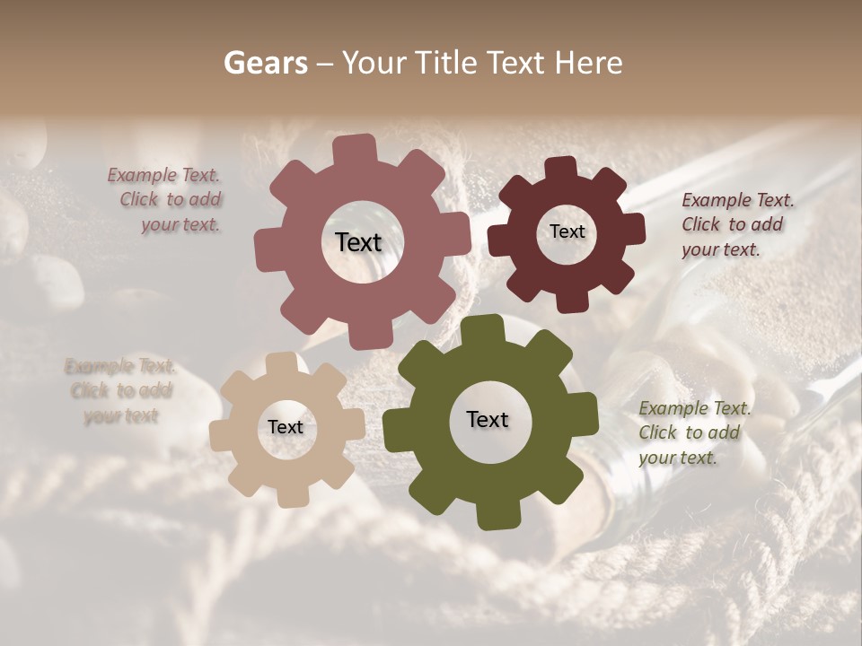 Shell Still Texture PowerPoint Template