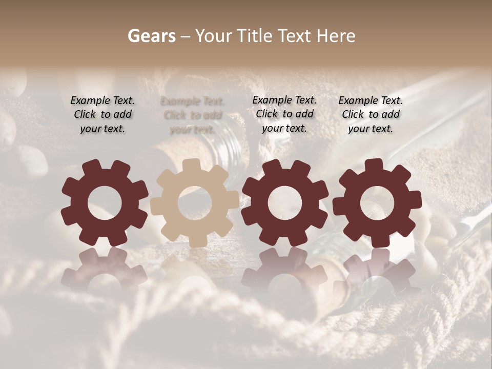 Shell Still Texture PowerPoint Template