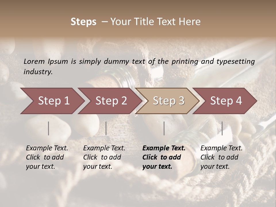 Shell Still Texture PowerPoint Template